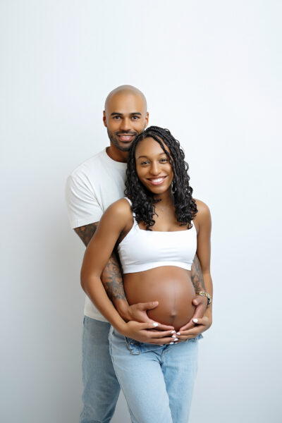 pregnant woman maternity portrait san antonio