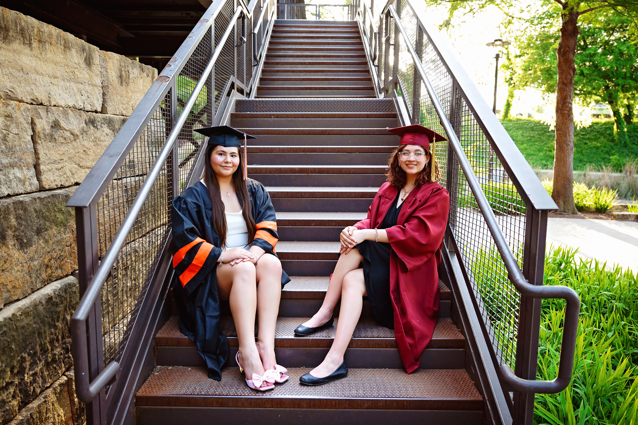 japanese tea garden senior portraits