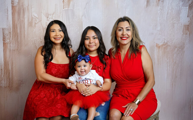 studio family portraits