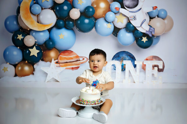 Half birthday photoshoot san antonio