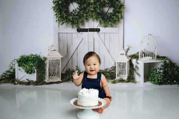 cake smash photographer san antonio milestone photoshoot