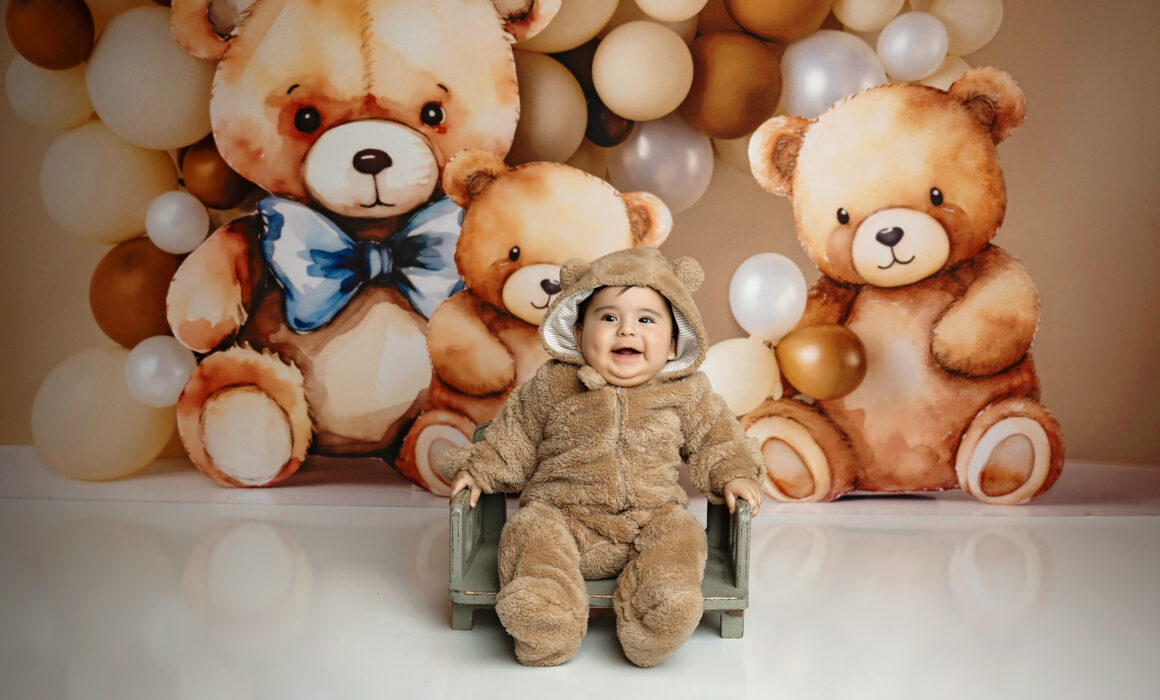 milestone photographer san antonio bear outfit