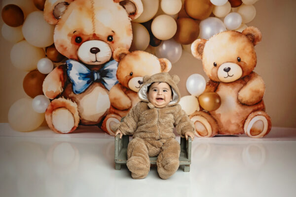 milestone photographer san antonio bear outfit