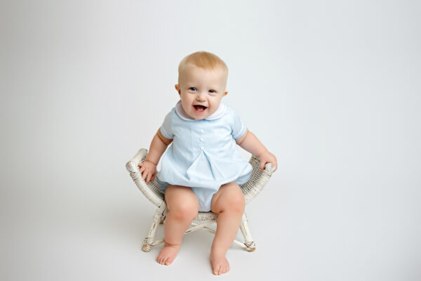 san antonio cake smash smiling baby boy