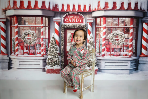 san antonio birthday photographer christmas backdrop