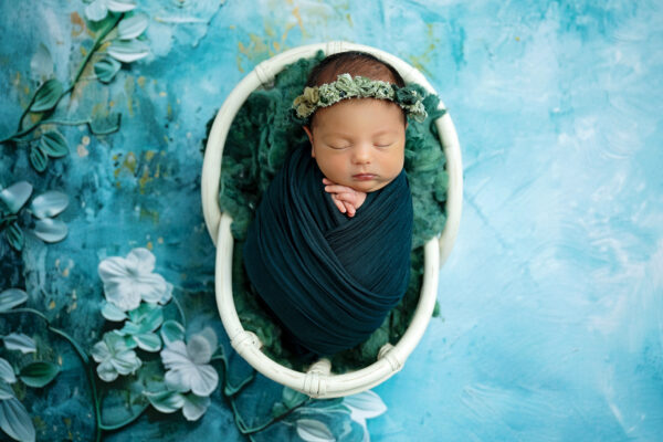 san antonio newborn photographer teal colors san antonio newborn photographer teal colors